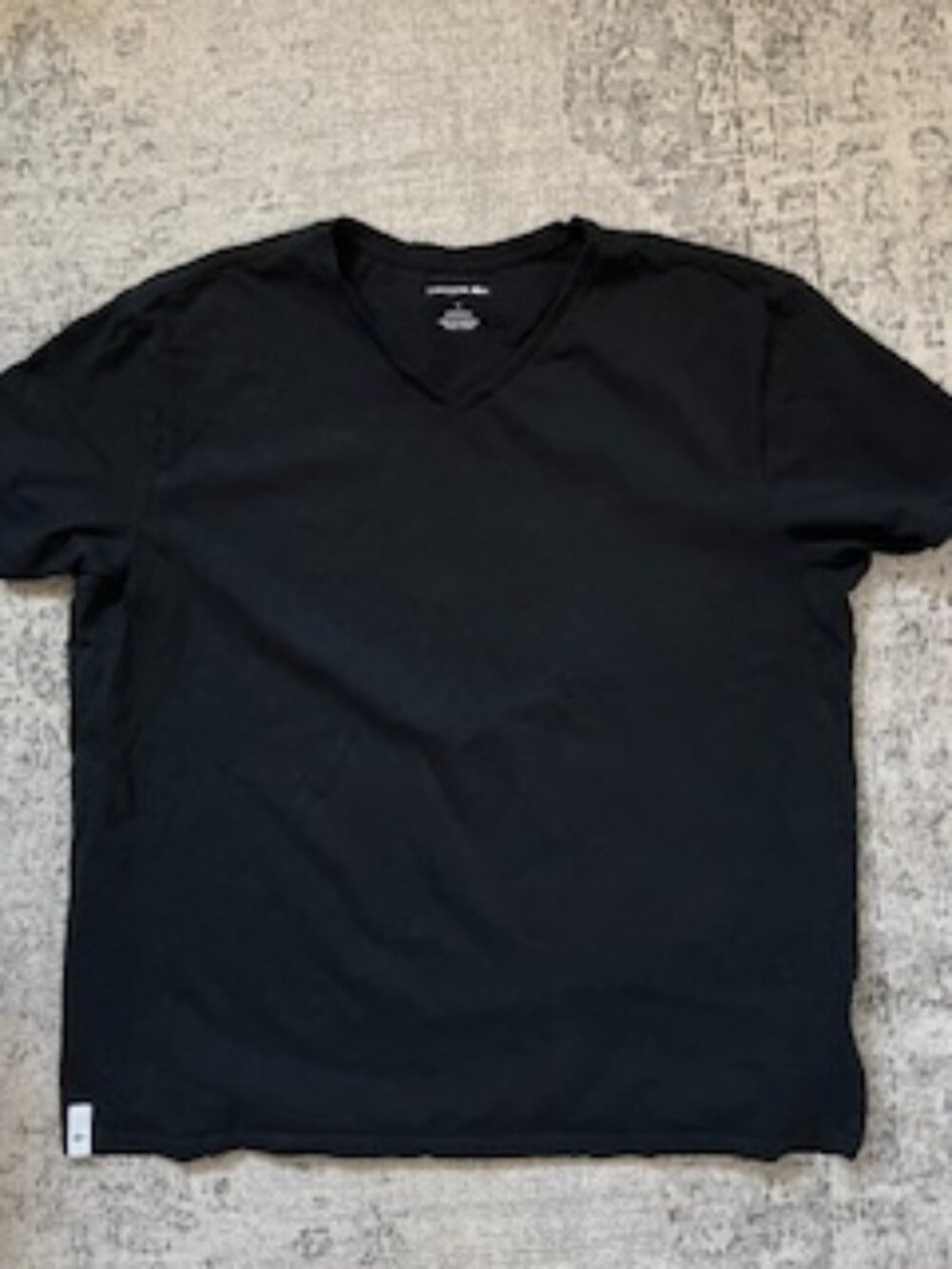 🧡3/15 NWOT Lacoste Underwear Black T-Shirt Men's XL